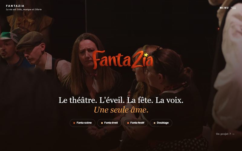 Site de la compagnie Fantazia